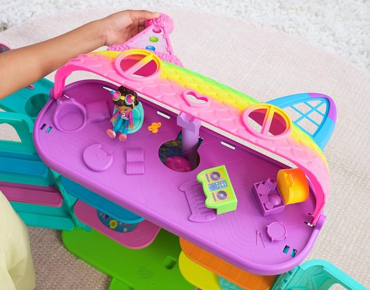Zestaw Spin Master Gabi tęczowy dom z windą + figurka 9 cm (681147039674) - obraz 6