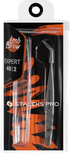 Пінцет для вій Staleks Pro Expert 40 Type 2 1 шт (4820121592613) - зображення 4