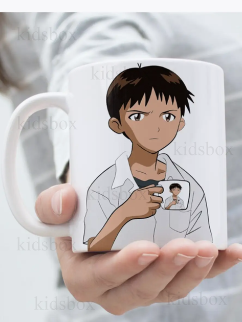 Кружка Евангелион Синдзи Икари с принтом керамическая чашка Evangelion Shinji Ikari аниме 330 мл Uk_149 - Фото 1 Кружка Евангелион Синдзи Икари с принтом керамическая чашка Evangelion Shinji Ikari аниме 330 мл Uk_149 - изображение 1