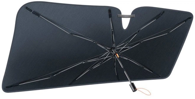 Osłona przeciwsłoneczna Baseus CoolRide Windshield Sun Shade Umbrella Lite Small Black (BS-CN013) - Zdjęcie 2 Osłona przeciwsłoneczna Baseus CoolRide Windshield Sun Shade Umbrella Lite Small Black (BS-CN013) - obraz 2