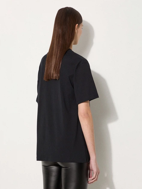 Футболка бавовняна довга жіноча New Balance Athletics Jersey WT41501BK XS Чорна (197375382630) - зображення 2