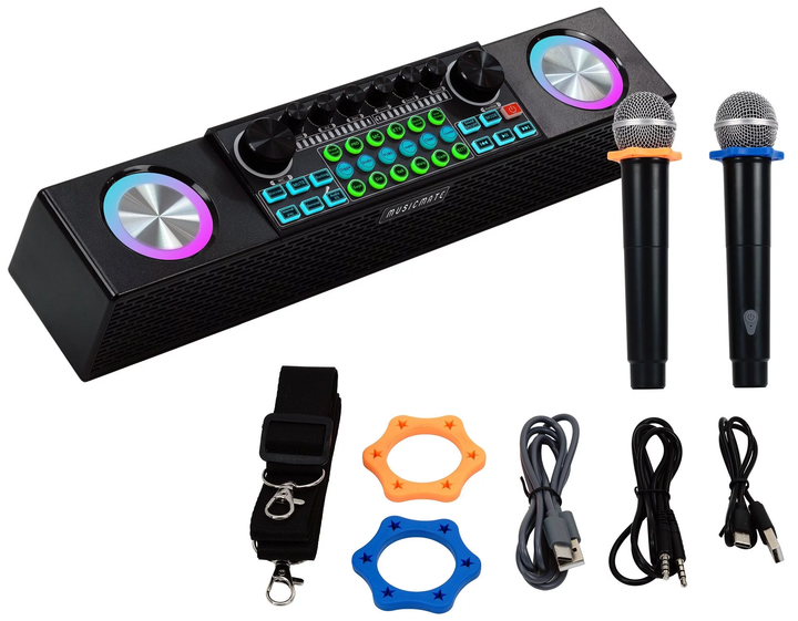 Przenośny zestaw karaoke MusicMate MM-SC500 SonicEdge (5904119284366) - obraz 3