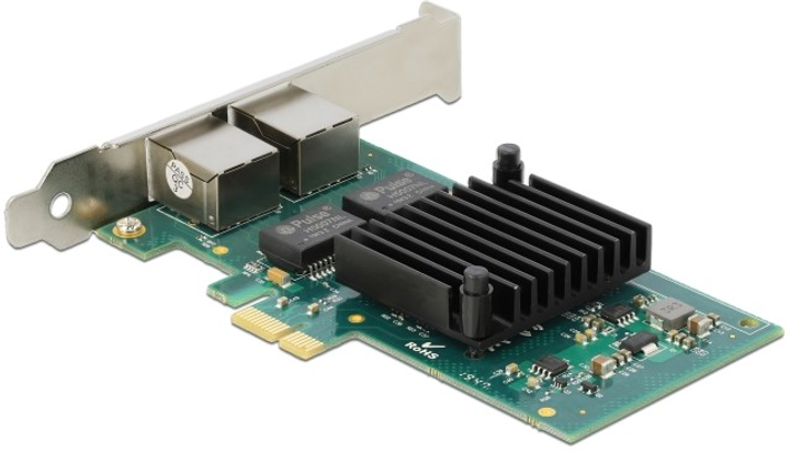 Karta rozszerzeń Delock PCI Express x1 Card 2 x RJ45 Gigabit LAN i350 (4043619885022) - obraz 3