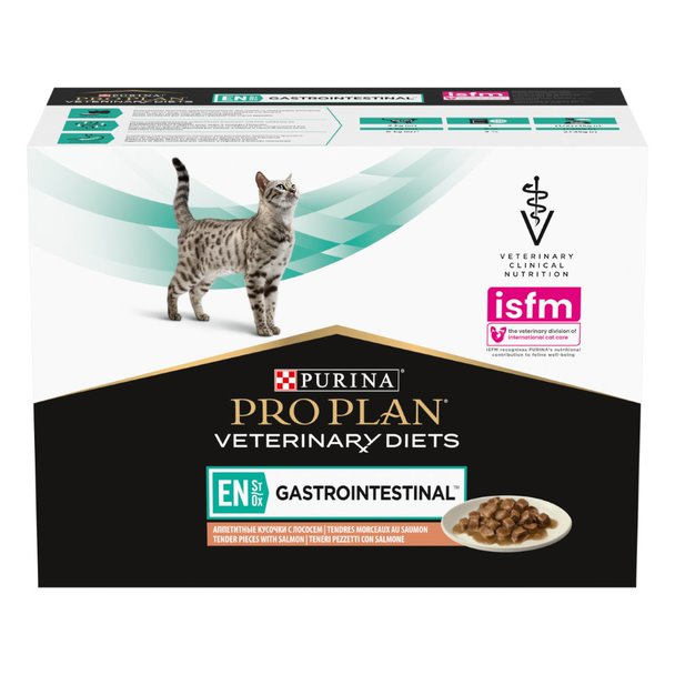 Вологий лікувальний корм Purina ProPlan Veterinary Diets для котів при хворобах шкт 30шт*85г - Фото 4 Вологий лікувальний корм Purina ProPlan Veterinary Diets для котів при хворобах шкт 30шт*85г - зображення 4