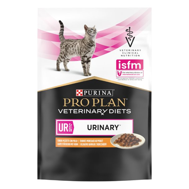 Влажный лечебный корм Purina Pro Plan Veterinary Diets для котов при мочекаменной болезни с курицей 30шт*85г - Фото 1 Влажный лечебный корм Purina Pro Plan Veterinary Diets для котов при мочекаменной болезни с курицей 30шт*85г - изображение 1
