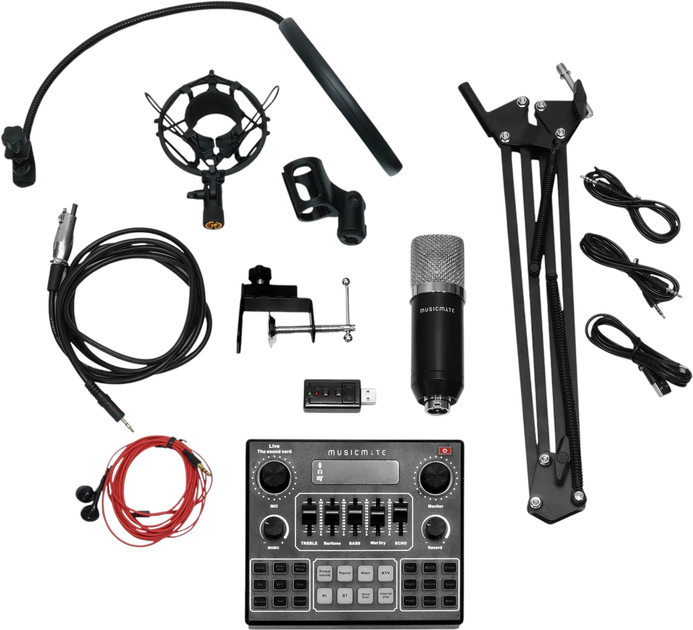 Набір для стримінгу та караоке MusicMate MM-SD130 StreamMaster (5904119284243) - зображення 6