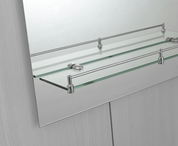 Зеркало настенное Zerix LAGUNA MRZ03-450x600x110 прямоугольное с дугообразным верхом и полкой (ZX56 - Фото 4 Зеркало настенное Zerix LAGUNA MRZ03-450x600x110 прямоугольное с дугообразным верхом и полкой (ZX56 - изображение 4