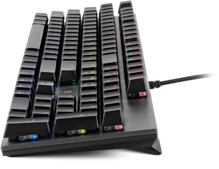 Клавиатура проводная Real-El M 13 Huano Blue USB Grey (EL123100045) - изображение 5