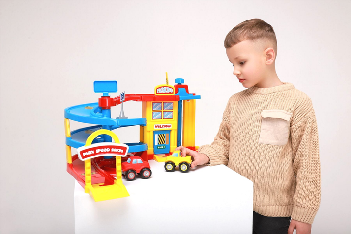 Набір Dolu Junior Гараж + 2 машинки (8690089051523) - зображення 6