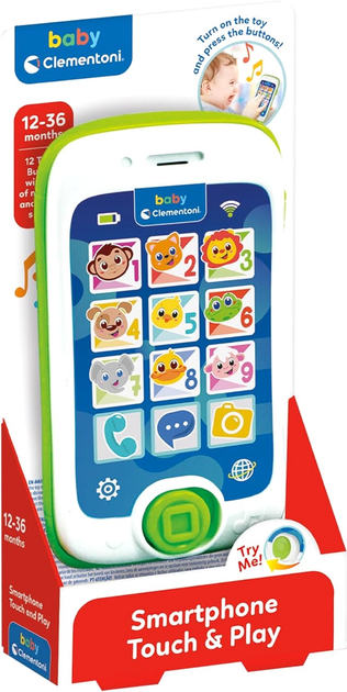 Смартфон Clementoni Baby Touch and Play (8005125179114) - зображення 2