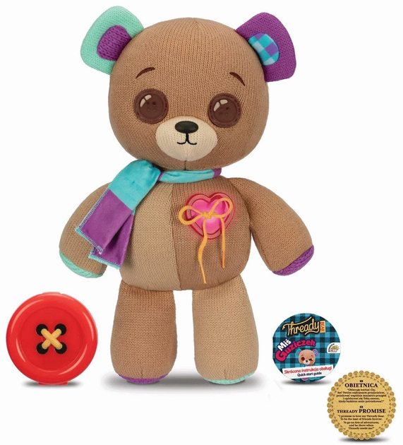 Zestaw zabawek Cobi Thready Bear Miś Guziczek (5902251500337) - obraz 3