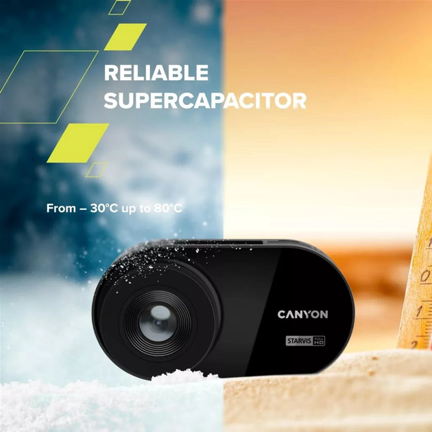 Rejestrator wideo Canyon DVR10 FullHD 1080p Wi-Fi Black (CND-DVR10) - obraz 12