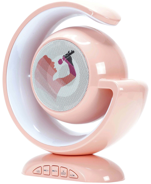 Przenośny zestaw karaoke MusicMate MM-SC70-P RainbowDust Pink (5904119285073) - obraz 3
