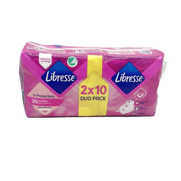 Гігієнічні прокладки Libresse V-protection Ultra+ 20 шт - зображення 1