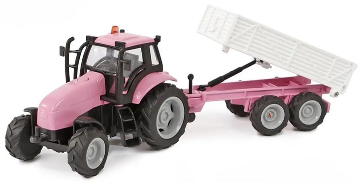 Traktor z przyczepą Kids Globe metal 25 cm (8713219379417) - obraz 3