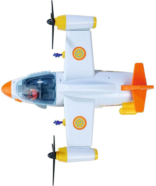 Samolot ratunkowy Simba Strażak Sam 42 cm + akcesoria (4006592087814) - obraz 5