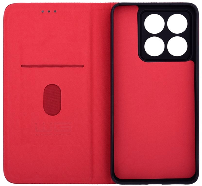 Etui z klapką Winner Group Flipbook Duet do Xiaomi 14T 5G Red (8591194123917) - obraz 2