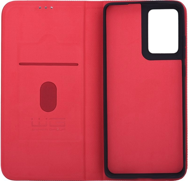 Etui z klapką Winner Group Flipbook Duet do Motorola Moto G85 5G Red (8591194123481) - obraz 2