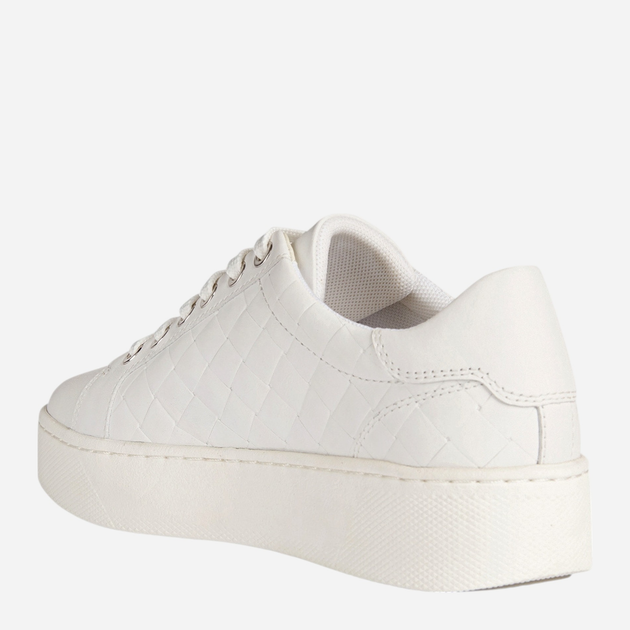 Sneakersy damskie na platformie Geox D35QXC04785 37 (4UK) 24 cm Białe (8056206039803) - obraz 3