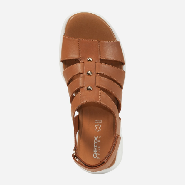 Sandały damskie skórzane Geox D35ADC00043-C5006 36 23.4 cm Camel (8056206204867) - obraz 4