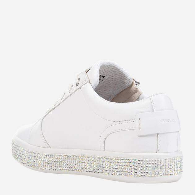 Sneakersy damskie do kostki Geox D04FFD00085-C1000 38 24.7 cm Białe (8050036007902) - obraz 3