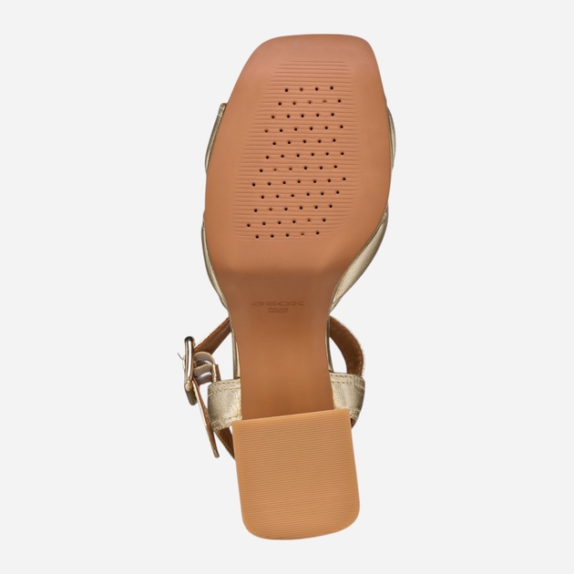 Жіночі босоніжки Geox D35RHB000Y2-C2005 40 26 см Золотисті (8056206233584) - зображення 4