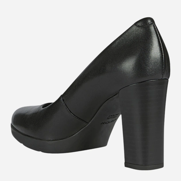 Półbuty damskie skórzane Geox D04LMD000TU-C9999 38.5 25 cm Czarne (8054730768459) - obraz 3