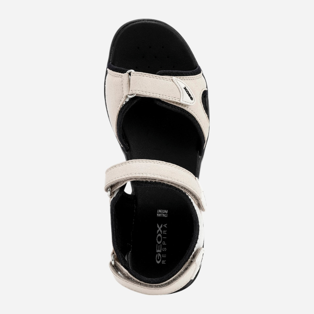 Sandały damskie sportowe Geox D92DWA000AF-C5002 41 26.7 cm Kremowe (8054730299007) - obraz 4