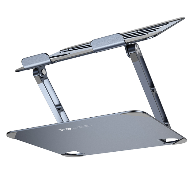 Підставка для ноутбука BOROFONE BH115 Plus Vito metal notebook stand Metal Gray (6941991112454) - изображение 3
