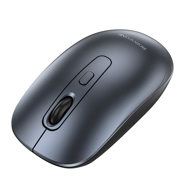 Маніпулятор миша BOROFONE BG13 Winner 2.4G business wireless mouse Black Metal Gray (6941991109997) - изображение 2