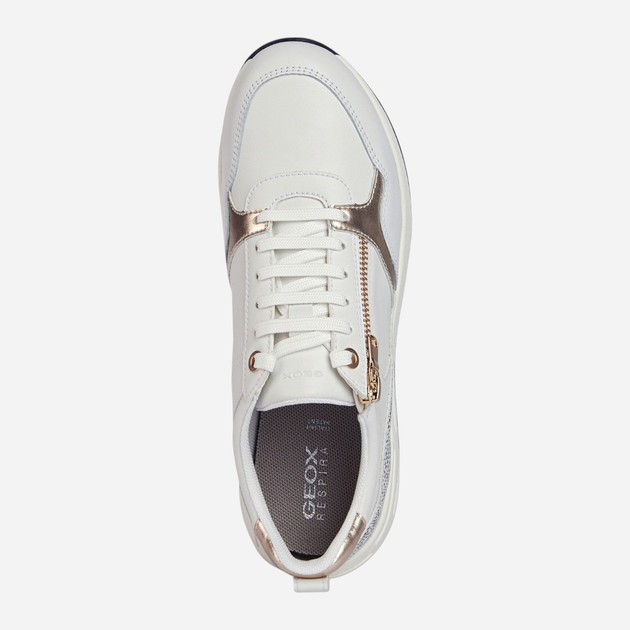 Sneakersy damskie do kostki Geox D35NQA0BCAR-C0118 37 24 cm Białe (8050036965967) - obraz 4