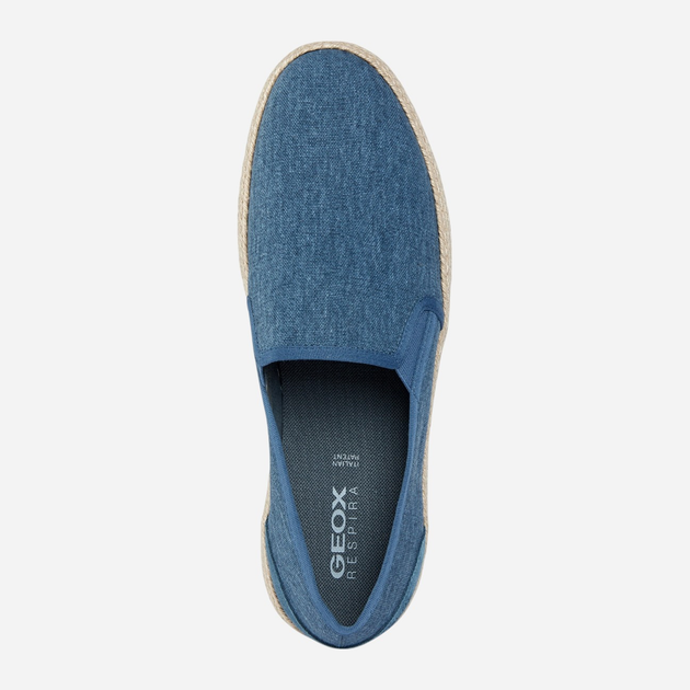Espadryle męskie Geox U25DWA000NB-C4005 41 27.3 cm Denim (8050036990860) - obraz 4