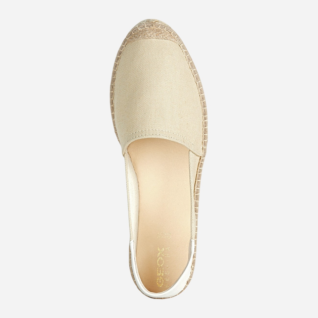 Espadryle damskie Geox D35V0C01043-C5322 39 25.4 cm Sand (8056206051263) - obraz 4