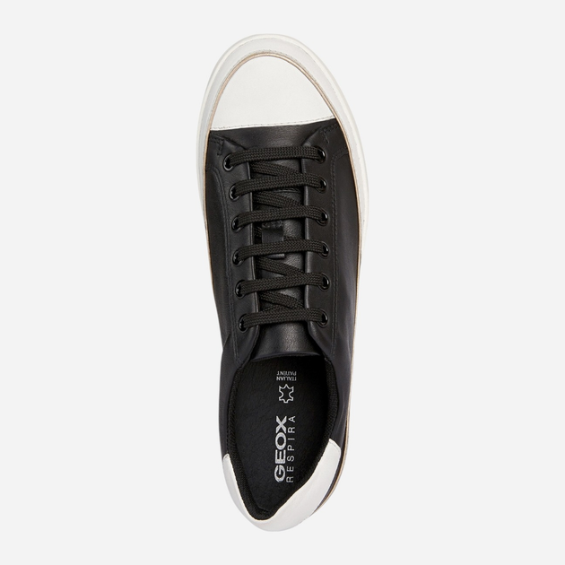 Sneakersy damskie na platformie Geox D351BA00085-C0127 41 26.7 cm Czarny/Biały (8056206052185) - obraz 4