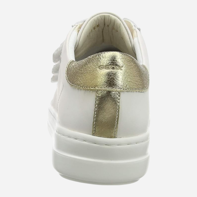 Sneakersy damskie do kostki Geox D15FEC085EW-C0451 38 24.7 cm Biały/Złoty (8050036012050) - obraz 5