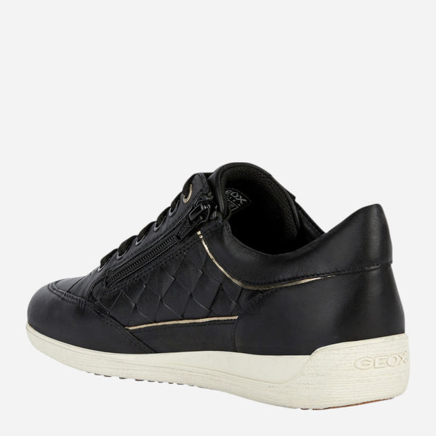 Sneakersy damskie do kostki Geox D3568A08547-C9999 37 24 cm Czarne (8056206052789) - obraz 3