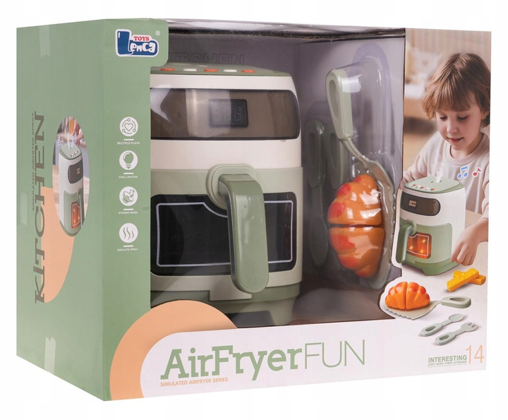 Zestaw zabawek Ramiz Lenca Toys Airfryer + Akcesoria (5903864948189) - obraz 1