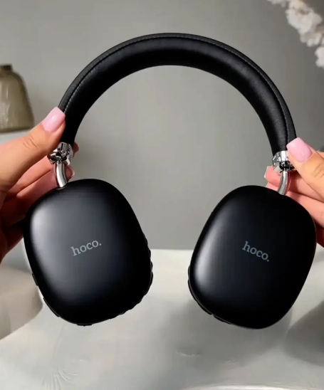Беспроводные наушники Hoco W35 Black Bluetooth полноразмерные наушники с микрофоном - изображение 5