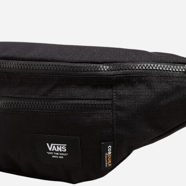 Сумка бананка чоловіча тканинна Vans Ward Cross Body VN0A2ZXX6ZC Чорна (194114228761) - зображення 4