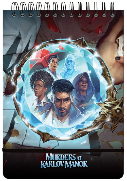 Блокнот для запису результатів гри Ultra Pro: Magic the Gathering - Murders at Karlov Manor - Spiral Life Pad (0074427382735) - зображення 3