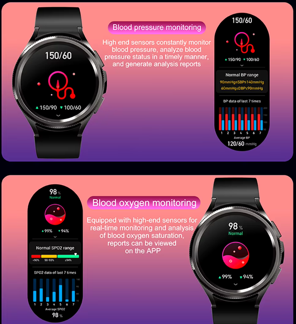 Умные смарт часы HiWatch62G для Android и iOS черные со вторым ремешком - Фото 3 Умные смарт часы HiWatch62G для Android и iOS черные со вторым ремешком - изображение 3