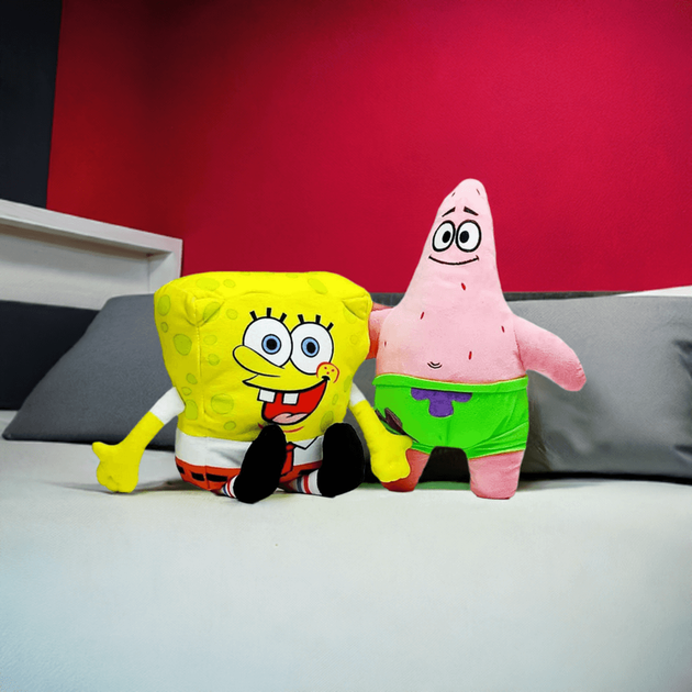Набір м’яких іграшок Star Toys «Спанч Боб і Патрік», 2 персонажі, арт. 00692-2-21322-3 - зображення 3