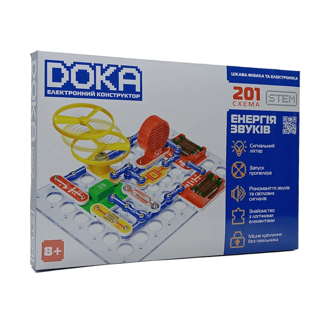 Электронный конструктор "Дока - 201 схема" D70706 - изображение 2