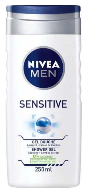 Żel pod prysznic Nivea Sensitive nawilżający 250 ml (885559377991) - obraz 1