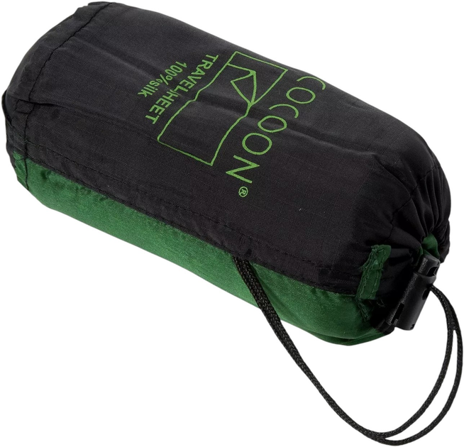 Спальний мішок Cocoon Travelsheet 220 x 90 см Dark Olive (0799696102166) - зображення 3
