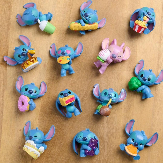 Фігурка-сюрприз у капсулі "Стіч зі смаколиками" STITCH 46288 серії "Feed Me" іграшка 4 см - изображение 3