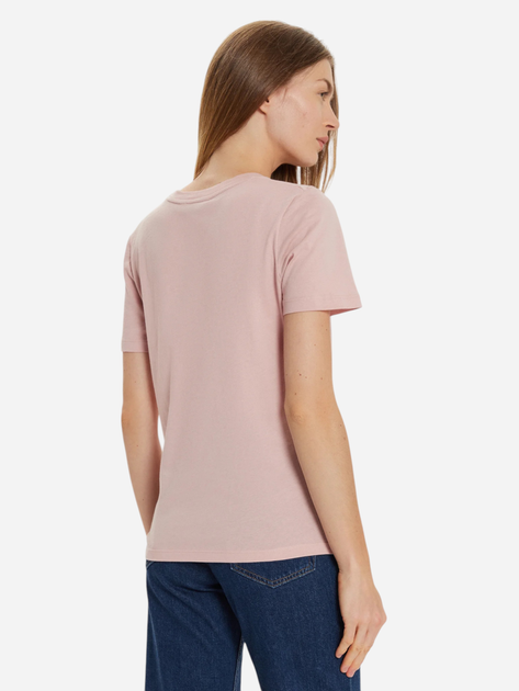 Koszulka damska bawełniana Tommy Hilfiger WW0WW40276-TQN M Jasnoróżowa (8720638642671) - obraz 2