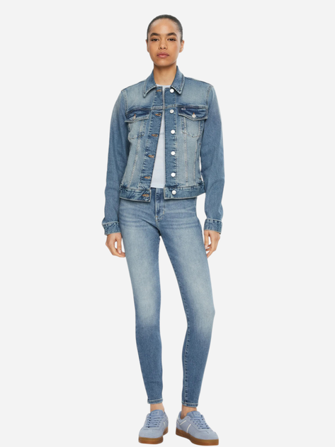 Kurtka jeansowa damska Tommy Jeans DW0DW19858-1AB M Niebieska (8720638505655) - obraz 3