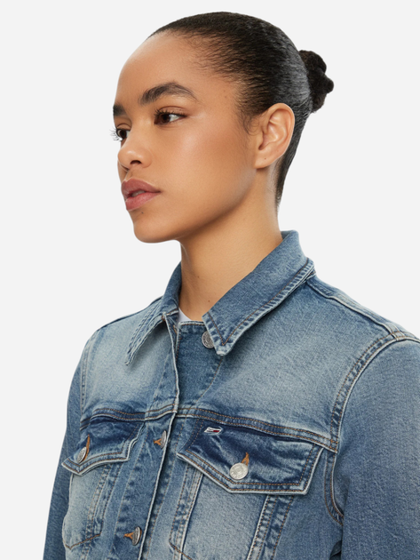 Kurtka jeansowa damska Tommy Jeans DW0DW19858-1AB S Niebieska (8720638505624) - obraz 4