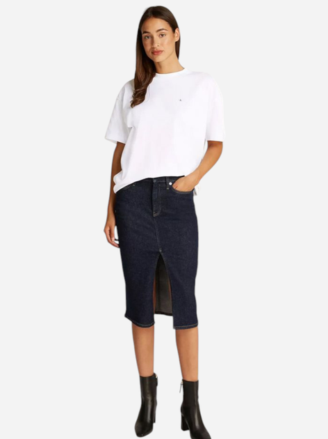Футболка бавовняна жіноча Calvin Klein Jeans J20J225113-YAF XS Біла (8720639930692) - зображення 3
